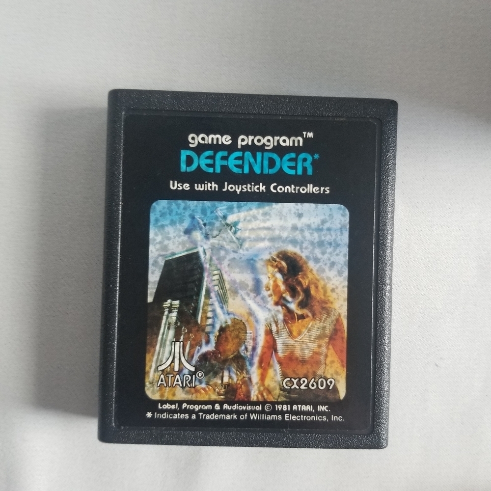 1981 Defender Atari Video Game